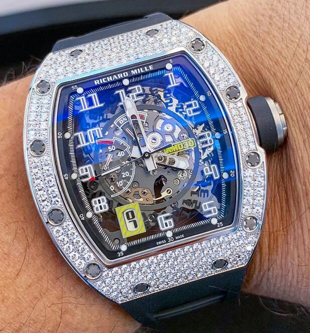Replica Richard Mille RM 030 White Gold Diamonds Watch